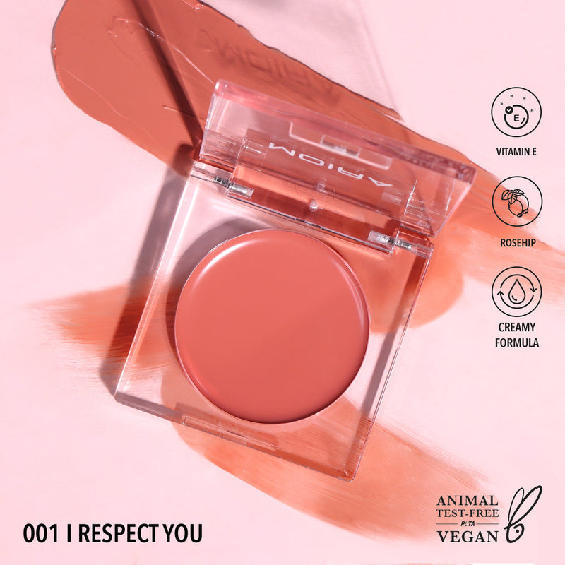 LOVEHEAT CREAM BLUSH (001, I Respect you) - MOIRA