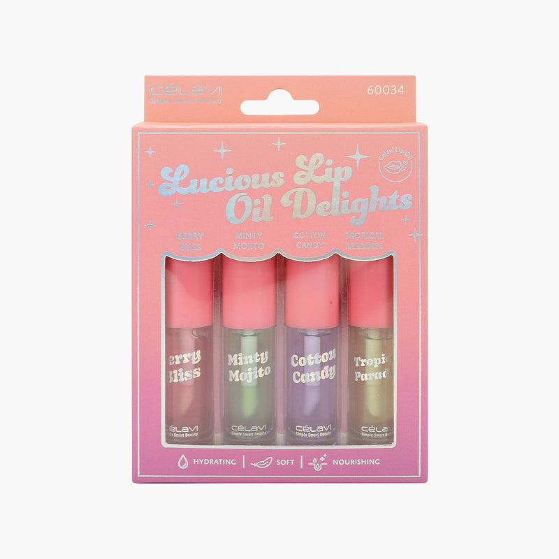 SET DE ACEITES LABIAL DELICIOSOS | CELAVI