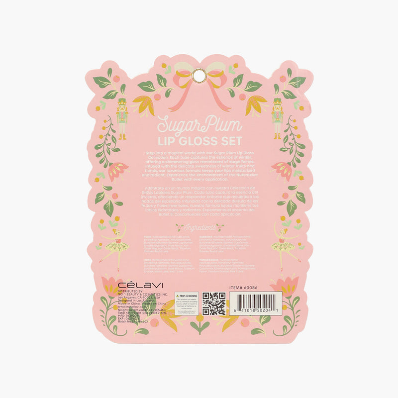 SET DE 4 BRILLOS DE LABIOS - CASCANUECES BALLET | CELAVI