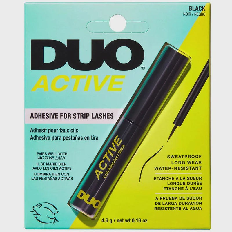 PEGAMENTO PARA PESTAÑAS DUO ACTIVE BRUSH ON NEGRO - DUO