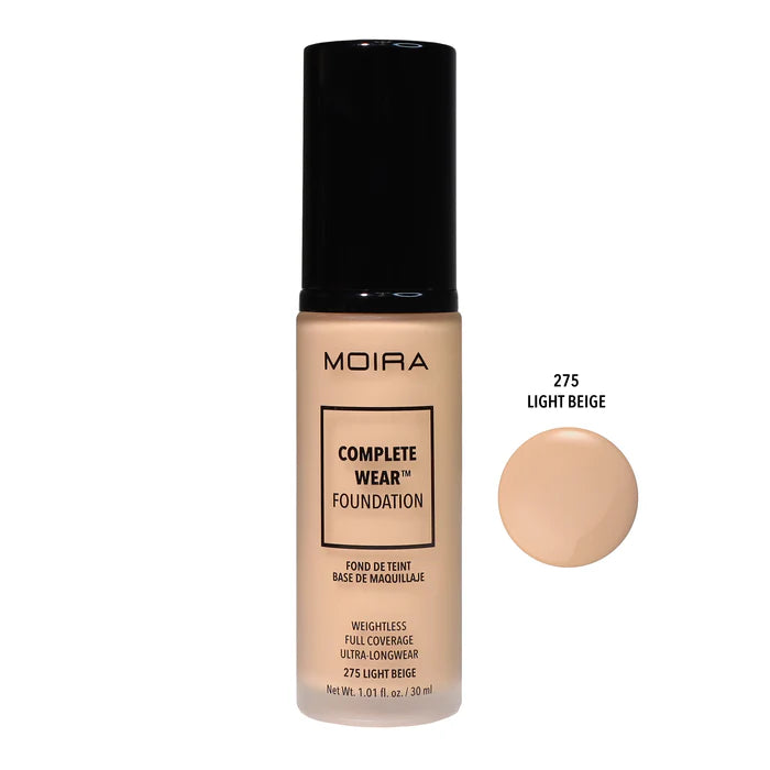 BASE COMPLETE WEAR FOUNDATION MOIRA | MOIRA COSMETICS