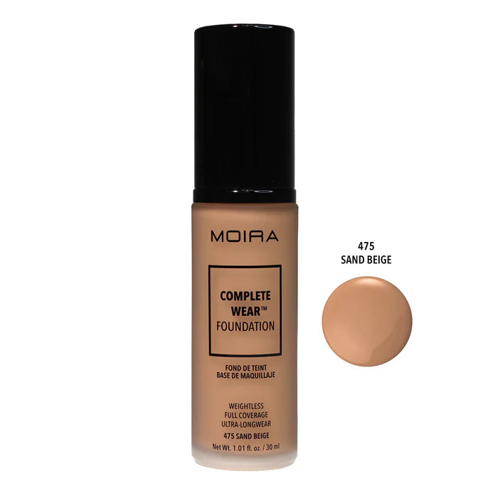 BASE COMPLETE WEAR FOUNDATION MOIRA | MOIRA COSMETICS