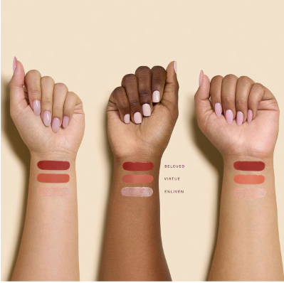 Rare Beauty by Selena Gomez Mini Blush and Luminize Trio | Rare Beauty