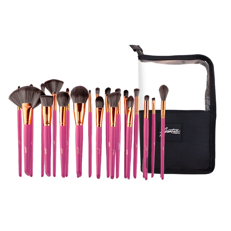 BRONZED PINK Set 24 Brochas con Estuche | Arantza