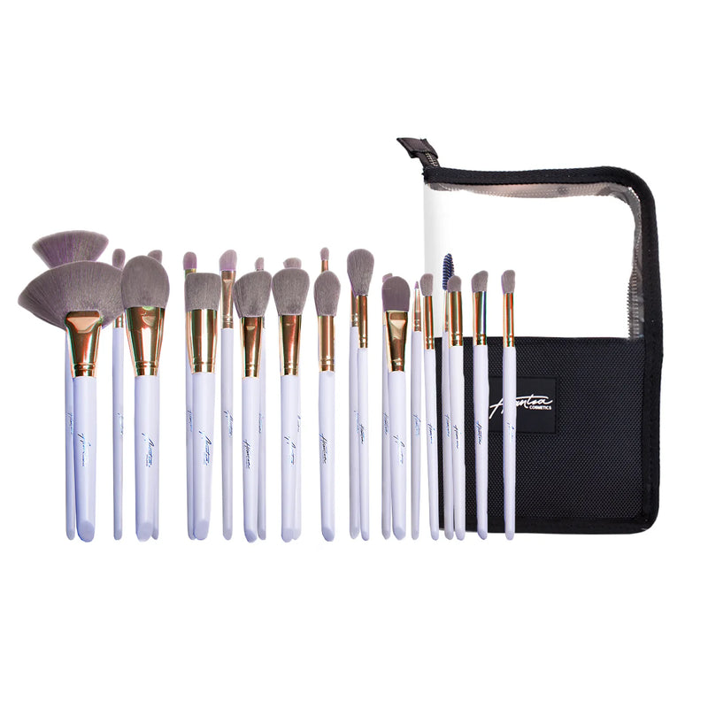 MAJESTIC WHITE Pro Brush Set 24 Brochas | Arantza