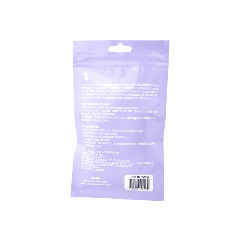 Cotton Puff Morado | True Makeup