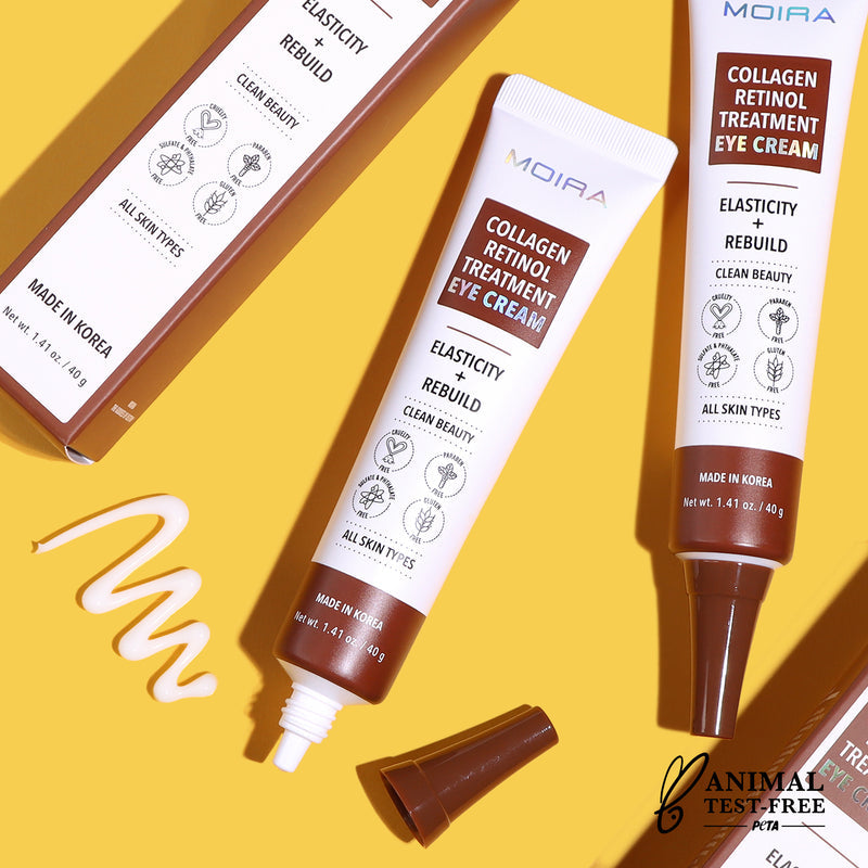 COLLAGEN RETINOL TREATMENT EYE CREAM - MOIRA COSMETICS