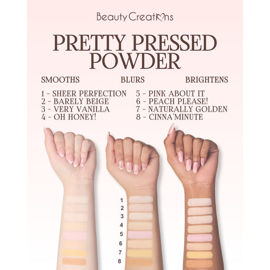 PRETTY PRESSED POWDER - POLVO FIJADOR COMPACTO | BEAUTY CREATIONS