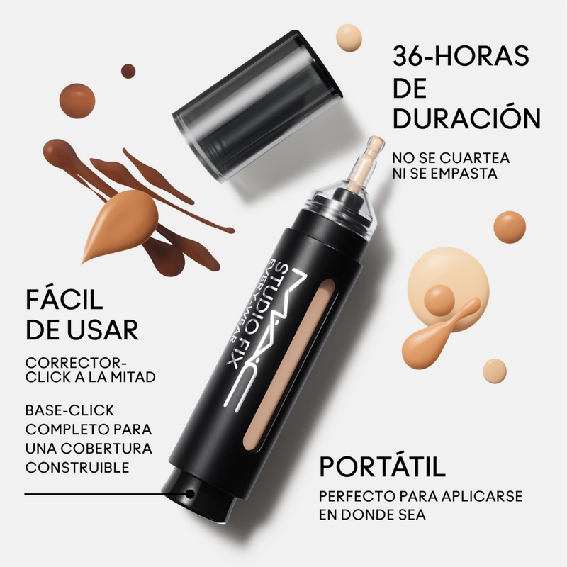2 en 1 / Base y Corrector Studio Fix Every-Wear All-Over Face Pen | MAC