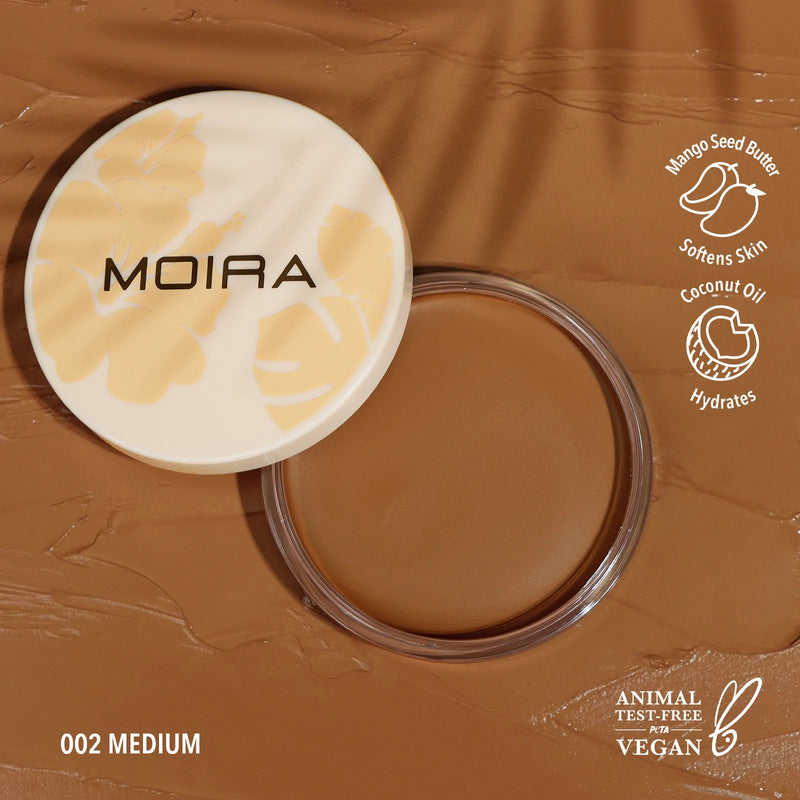 BRONCEADOR STAY GOLDEN CREAM (002, MEDIO) - - MOIRA COSMETICS
