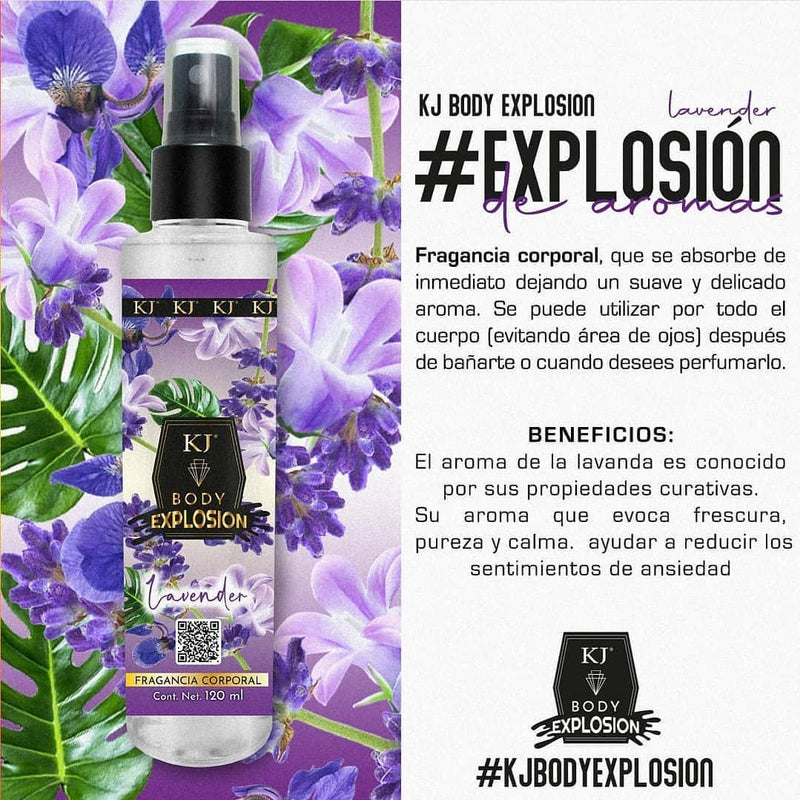 Body Explosion Lavander - Compra Maquillaje y Artículos de Belleza | Belle Queen Cosmetics