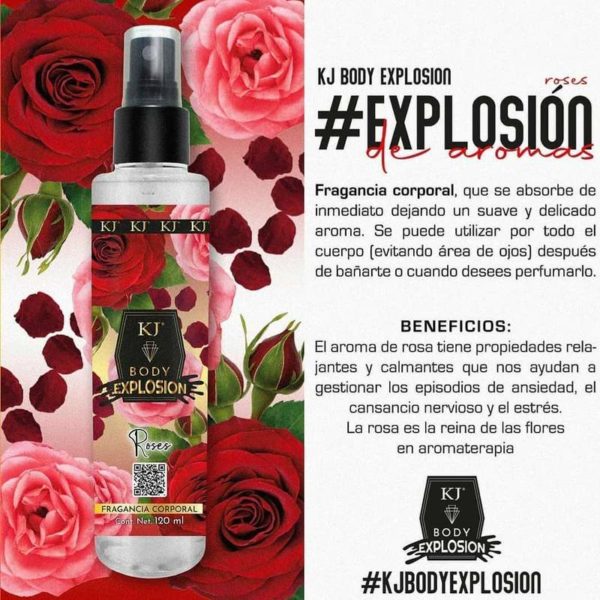 Body Explosion Roses - Compra Maquillaje y Artículos de Belleza | Belle Queen Cosmetics