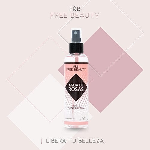 AGUA DE ROSAS- FREE AND BEAUTY - Compra Maquillaje y Artículos de Belleza | Belle Queen Cosmetics