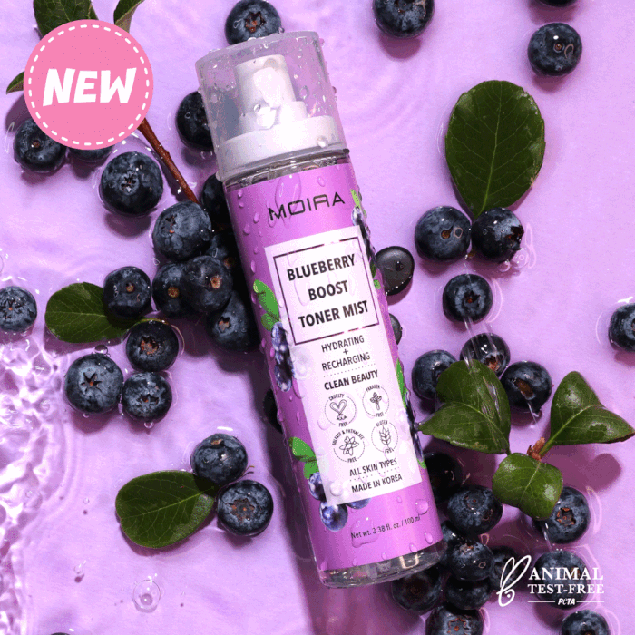 BLUEBERRY BOOST TONER MIST - Compra Maquillaje y Artículos de Belleza | Belle Queen Cosmetics