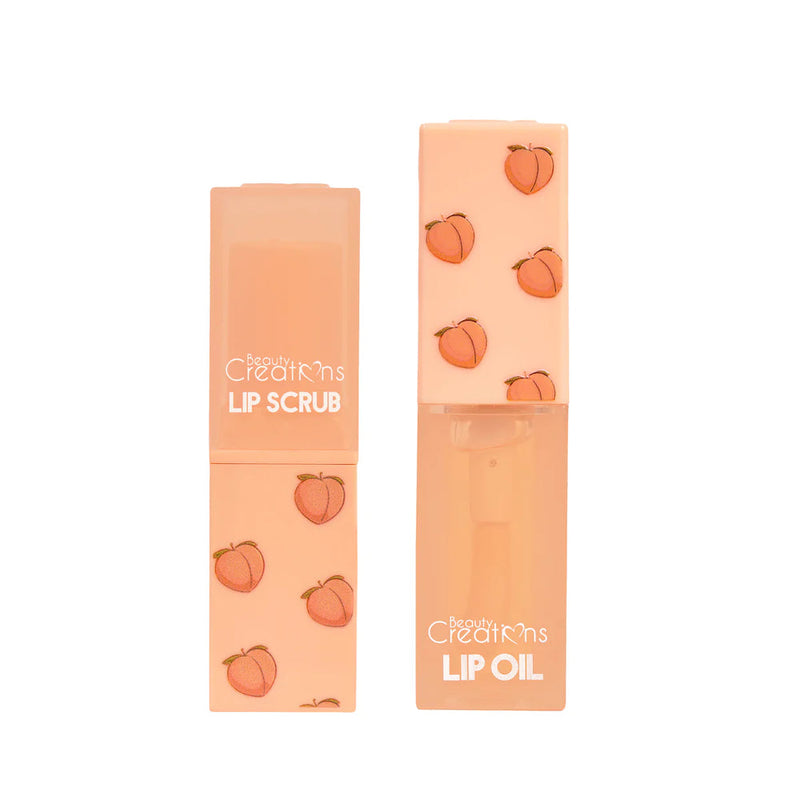 Sweet Dose Lip Duo Peach - Exfoliante Y Aceite Humectante  - BEAUTY CREATIONS