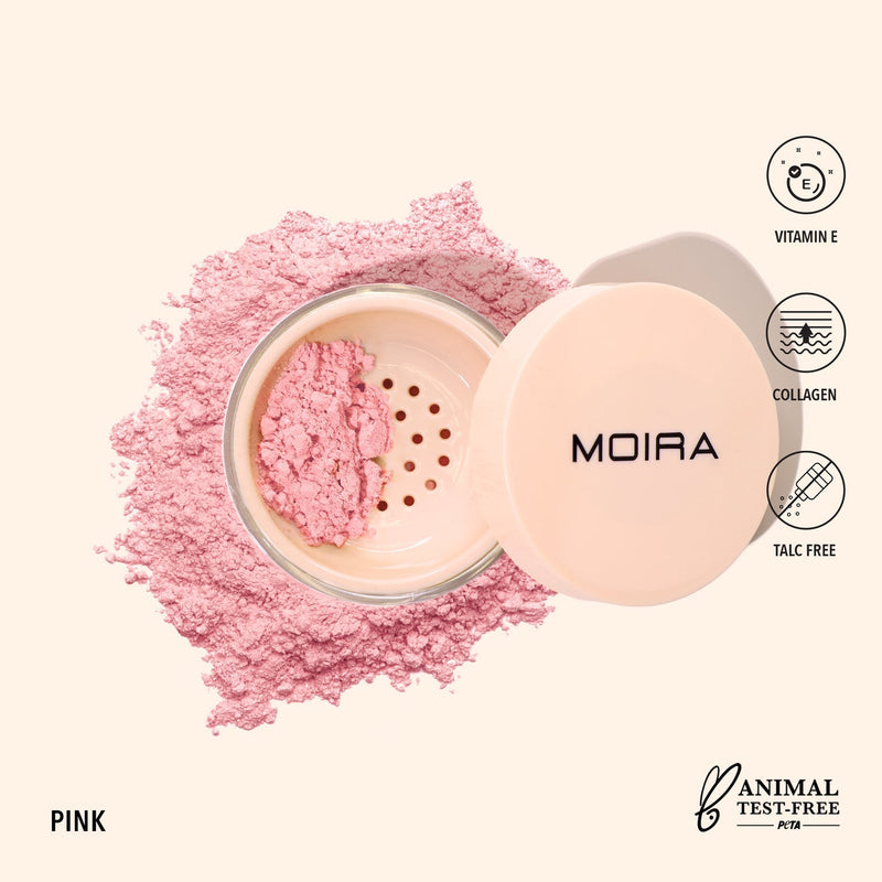 Loose Setting Powder - Pink - MOIRA COSMETICS