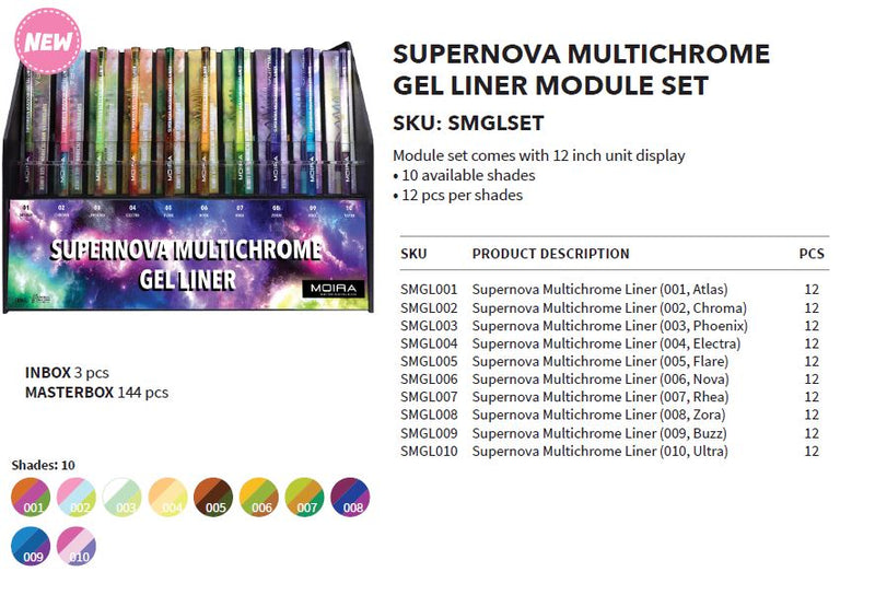 SUPERNOVA MULTICHROME GEL LINER - MOIRA