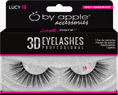 Pestaña Postiza Profesional 3D By Apple # 18 Lucy. - Compra Maquillaje y Artículos de Belleza | Belle Queen Cosmetics