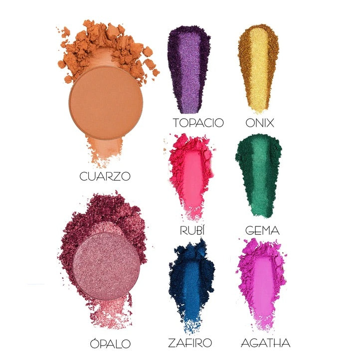 Paleta de Sombras Ámbar - Compra Maquillaje y Artículos de Belleza | Belle Queen Cosmetics