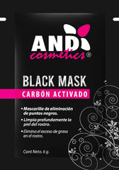 Mascarilla negra con carbón activado - Compra Maquillaje y Artículos de Belleza | Belle Queen Cosmetics